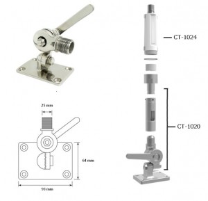 CT-1020 antennesteun onderdelen